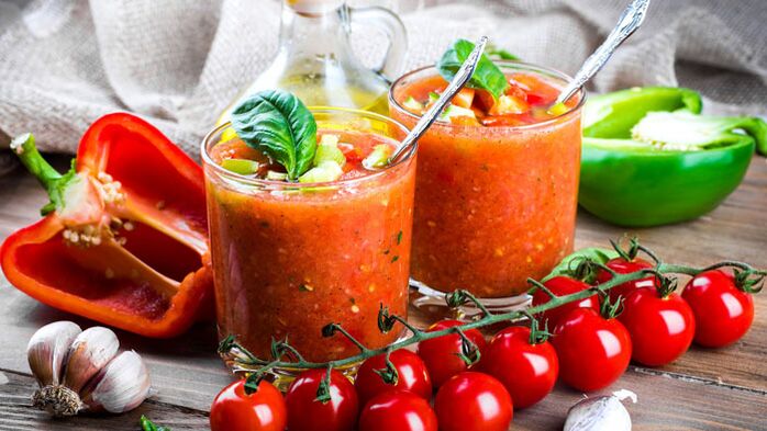 Detoxikační smoothie s cherry rajčátky a paprikou pro doplnění energie a podporu hubnutí