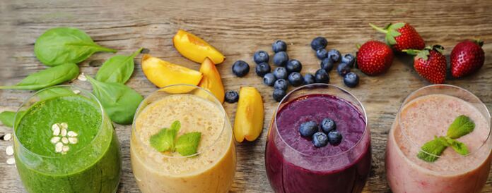 Ovoce, bobule a špenát jsou skvělé pro přípravu zdravých smoothies