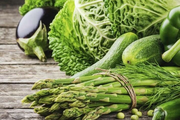 zelená zelenina pro hypoalergenní dietu