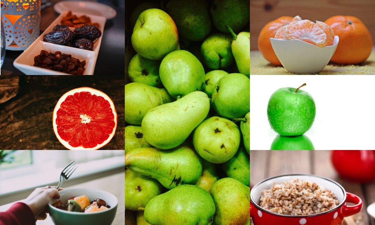 Komponenty pohankovo-ovocné diety na hubnutí